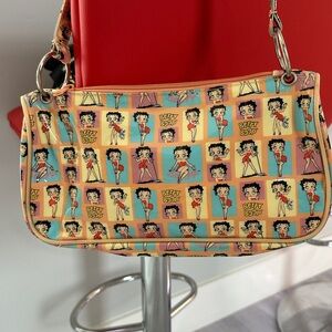 Betty Boop Multicolor Patten Shoulder Bag